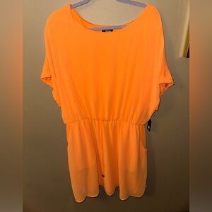 Orange summer dress